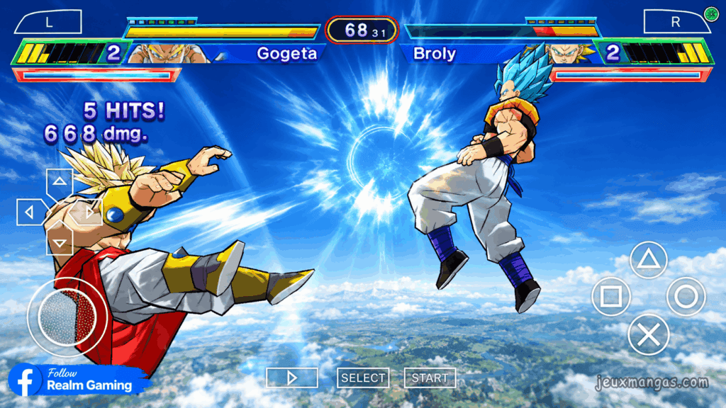 Dragon Ball Z Shin Budokai 6 PPSSPP